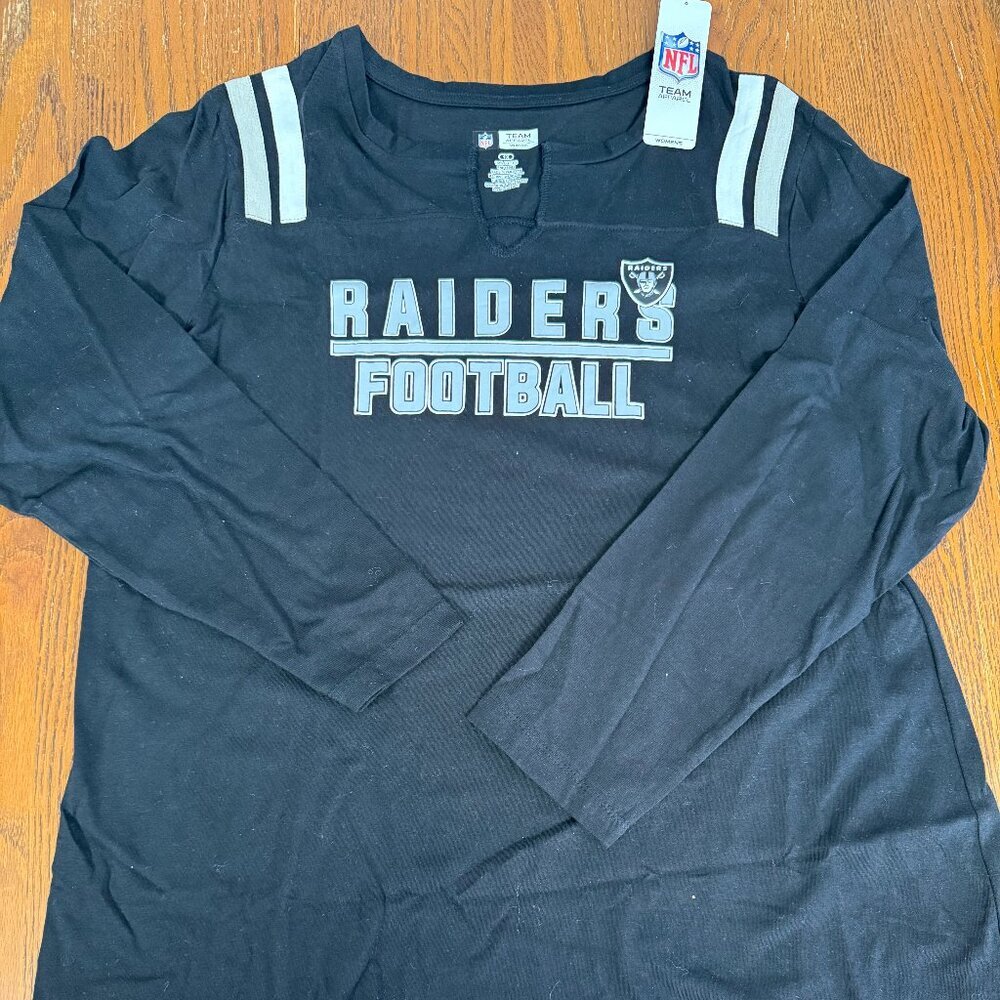 NFL Team Apparel women's v-neck jersey. ‎ NWT, Size 1X